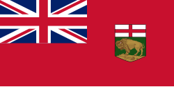 Official flag of Manitoba