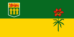 Official flag of Saskatchewan